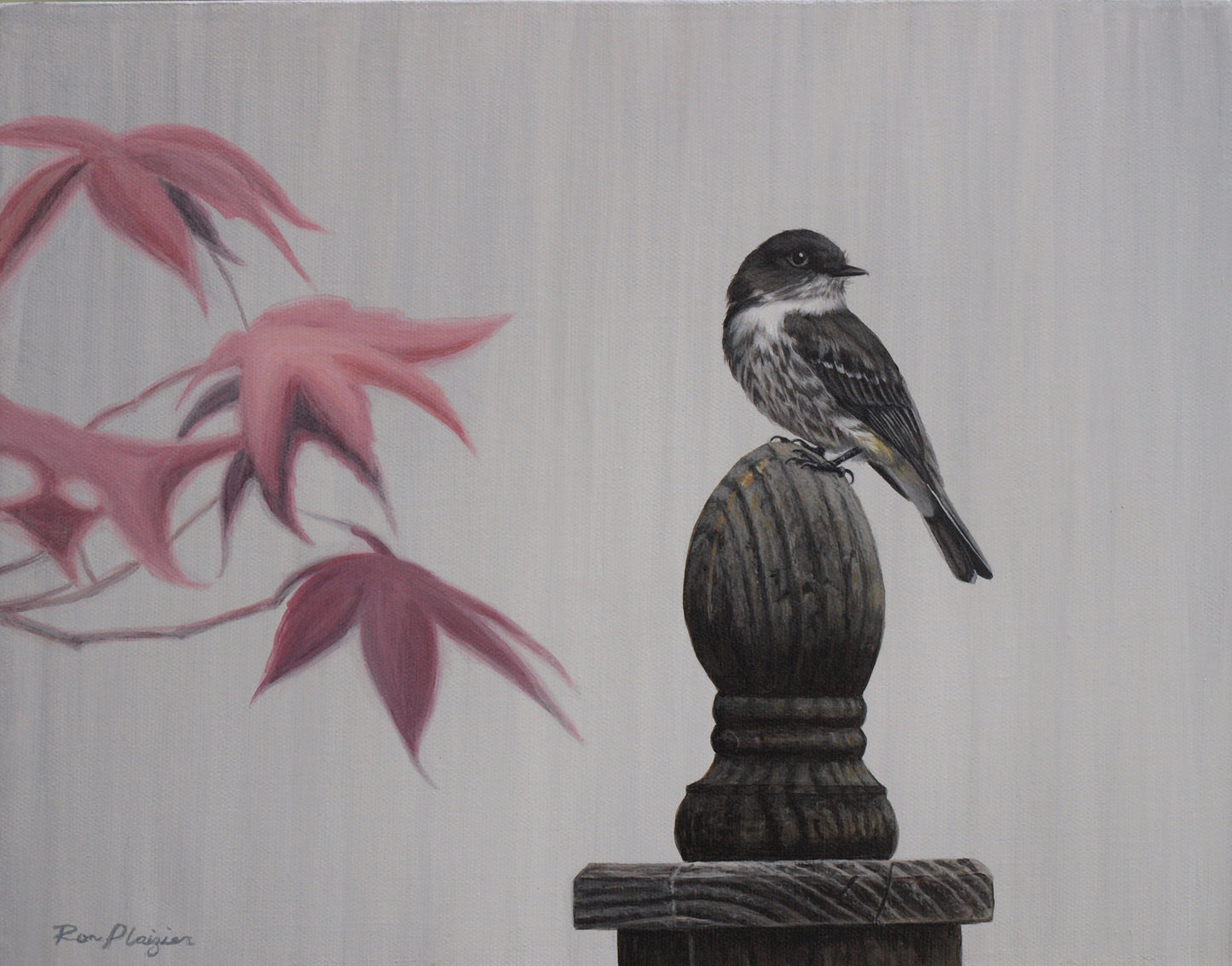 Olive-sided Flycatcher - 11"x14" Original image 0