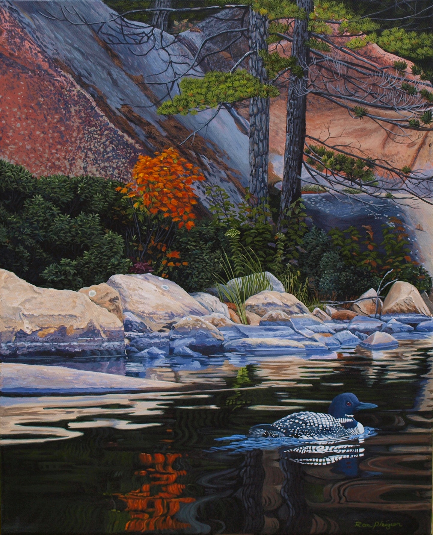 Autumn Solitude - 20"x16" -Sold- image 0
