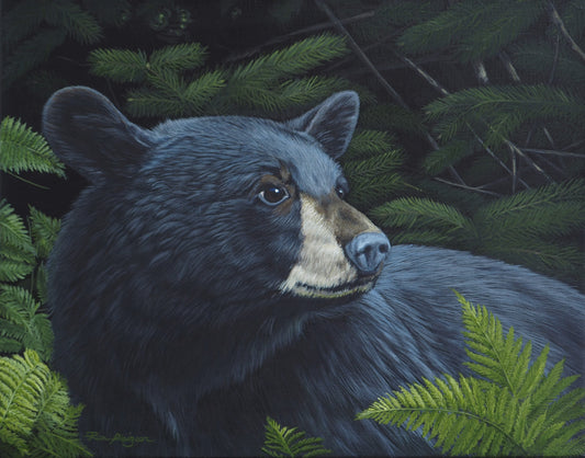 Woodland Encounter - 11"x14" -Sold- image 0
