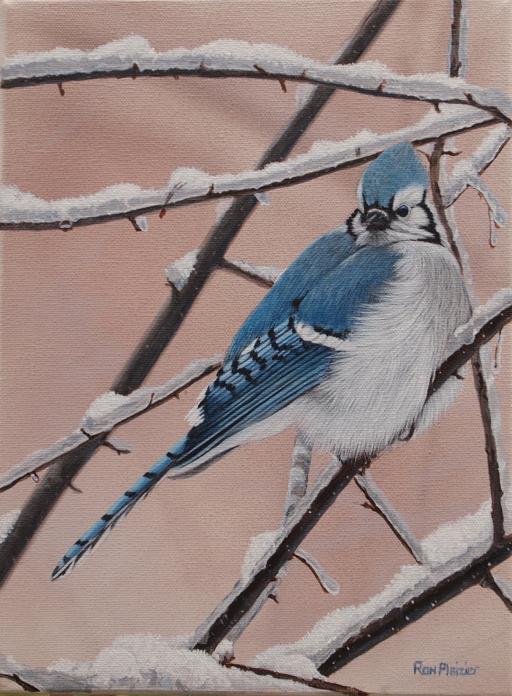 Winter Blue - 9"x12" - Sold image 0