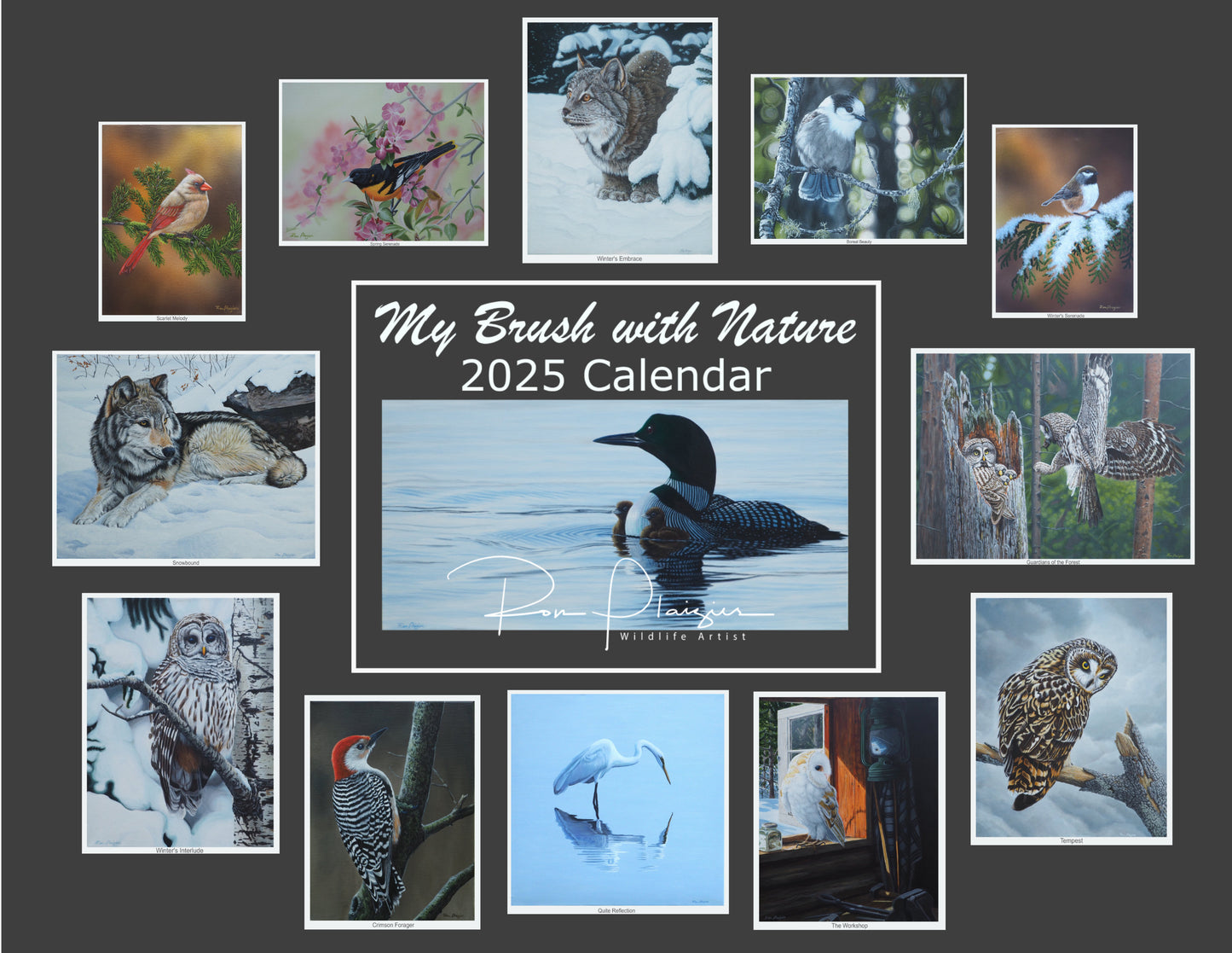 2025 Wildlife Art Calendar image 0