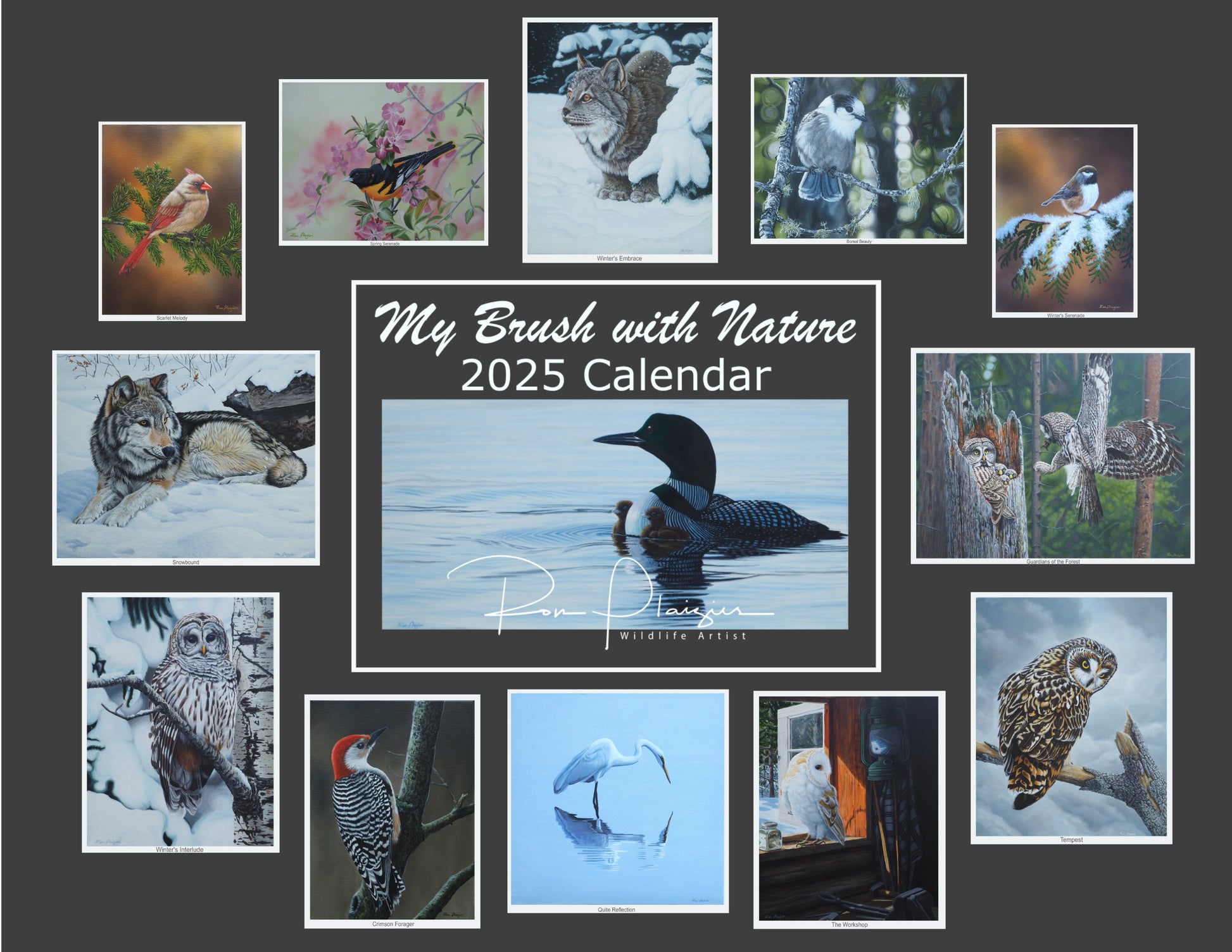 2025 Wildlife Art Calendar image 0