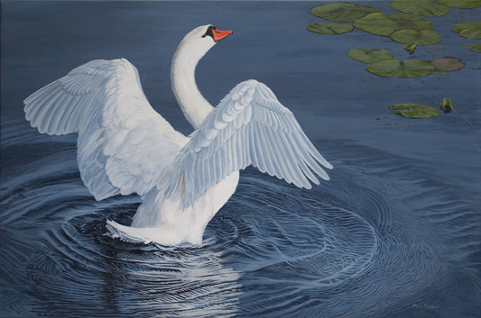 Water Dancer 30"x20" framed original image 0