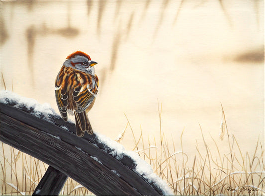 Winter's Song - 12"x16" Original Framed image 0