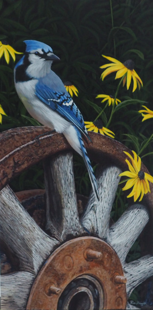 Summer's Embrace - 12"x24" Original Framed