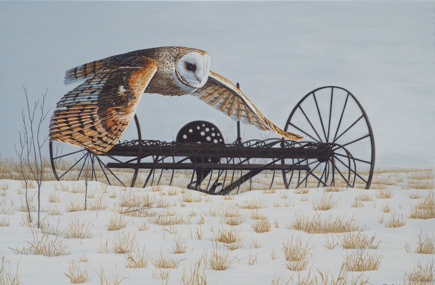 Taking Flight - 24"x36" Original Framed image 0
